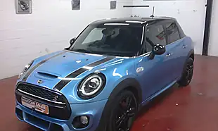 Used 2018 MINI Cooper S John Cooper Works Electric Blue - Interior and Exterior details 5