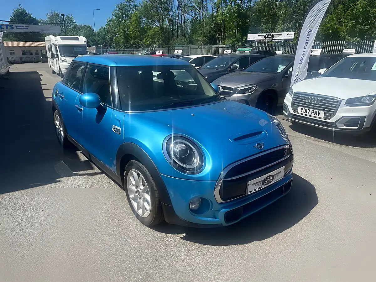 Used 2018 MINI Hatch Cooper S Blue - Front View