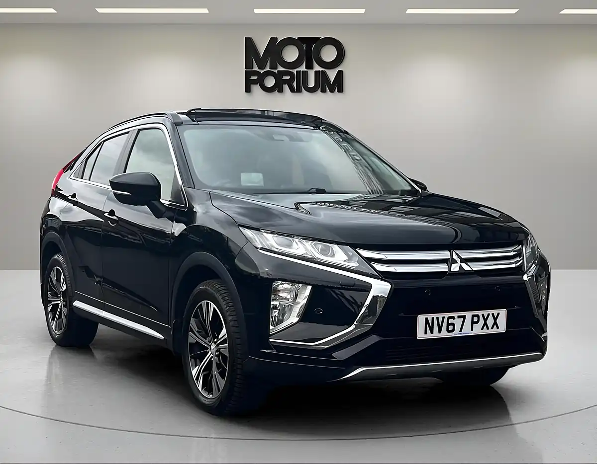 Used 2018 Mitsubishi Eclipse Cross Cvt 4WD Black - Front View