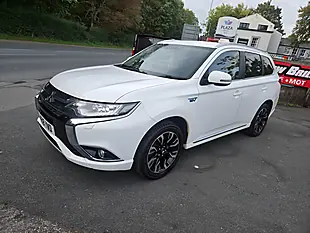 Used 2018 Mitsubishi Outlander 3h Commercial Auto White - Interior and Exterior details 3