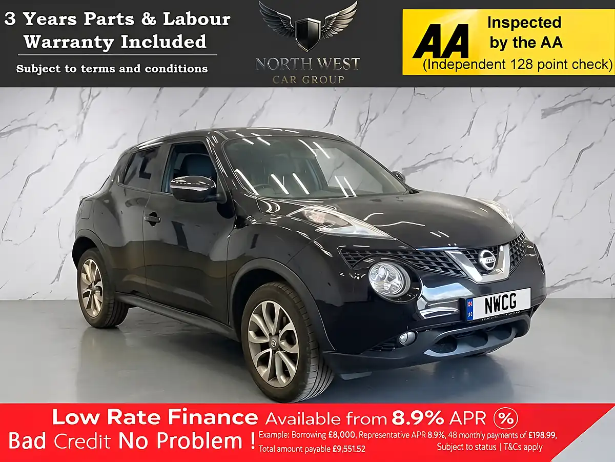 Used 2018 Nissan Juke Tekna Black - Front View
