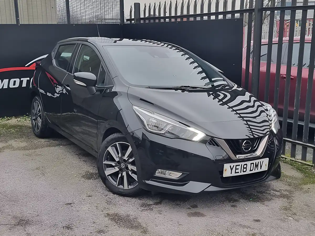 Used 2018 Nissan Micra Acenta Black - Front View