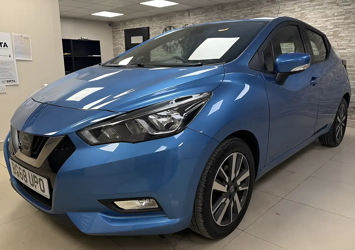 Used 2018 Nissan Micra Acenta Blue - Interior and Exterior details 2