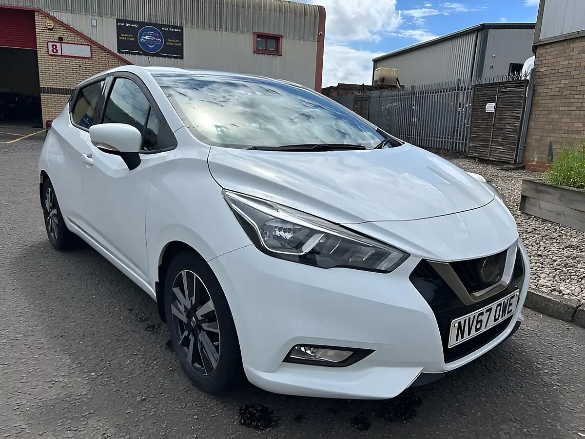 Used 2018 Nissan Micra Acenta Limited Edition White - Front View