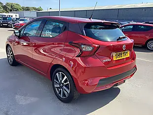 Used 2018 Nissan Micra Acenta Red - Interior and Exterior details 3