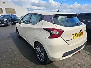 Used 2018 Nissan Micra Acenta White - Interior and Exterior details 4