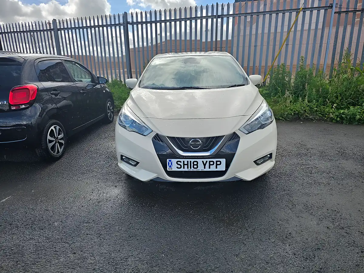 Used 2018 Nissan Micra Acenta White - Interior and Exterior details 8