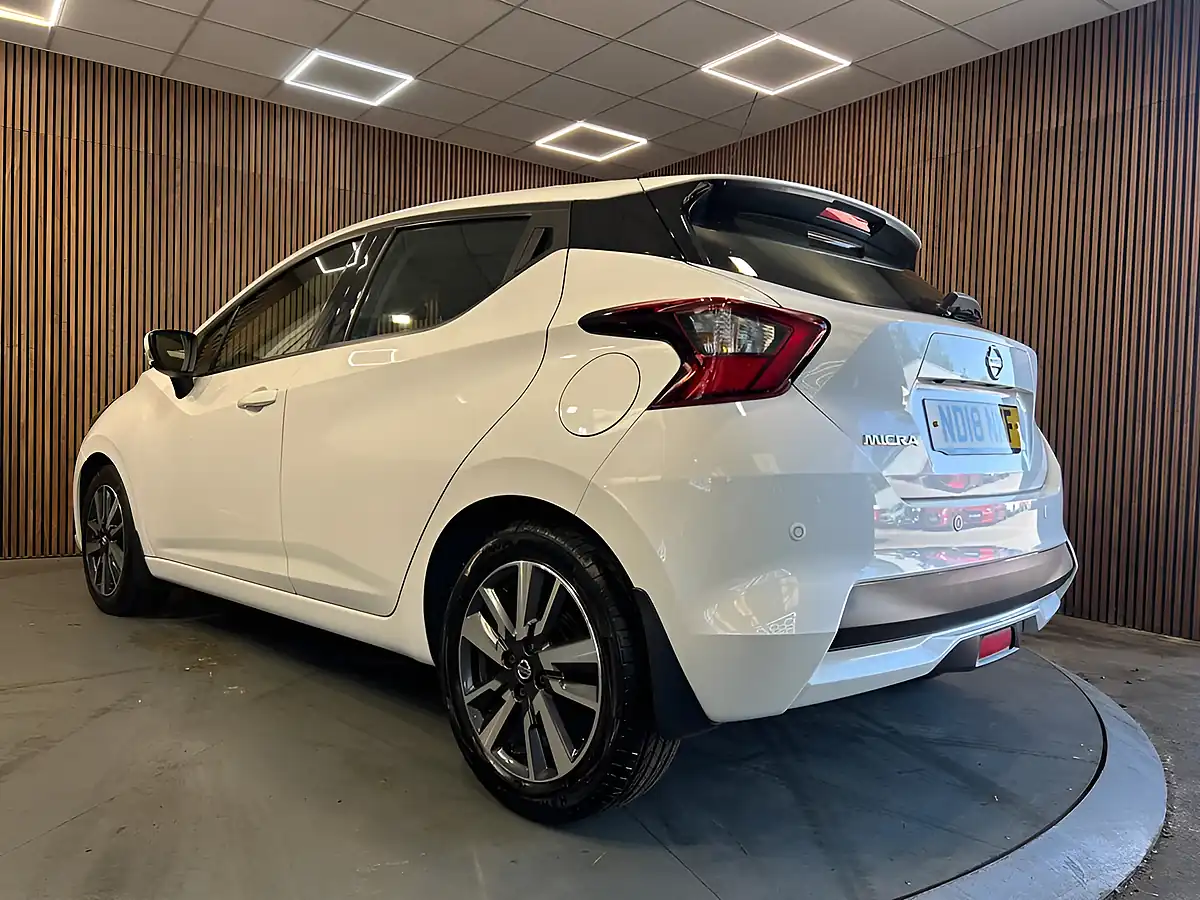 Used 2018 Nissan Micra Acenta White - Interior and Exterior details 4