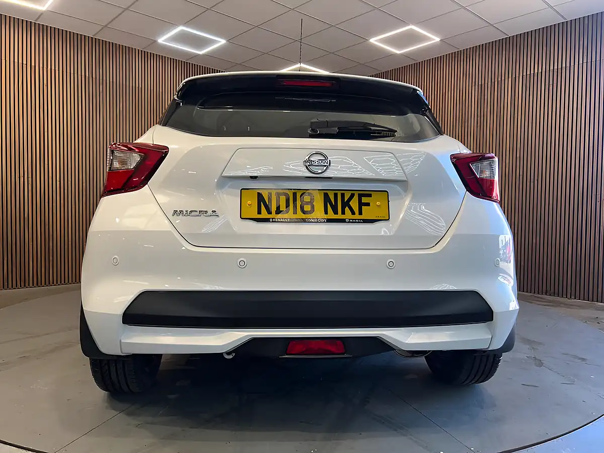 Used 2018 Nissan Micra Acenta White - Interior and Exterior details 6