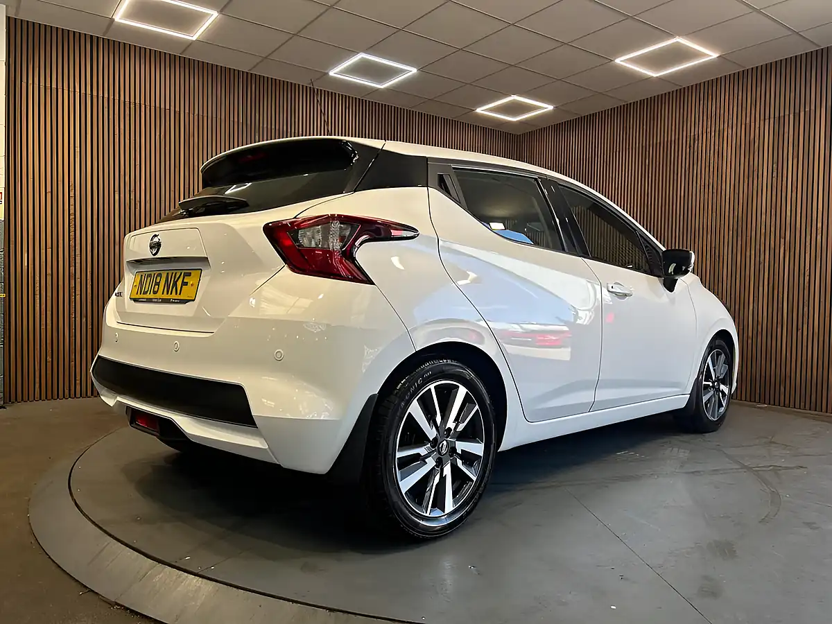 Used 2018 Nissan Micra Acenta White - Interior and Exterior details 8