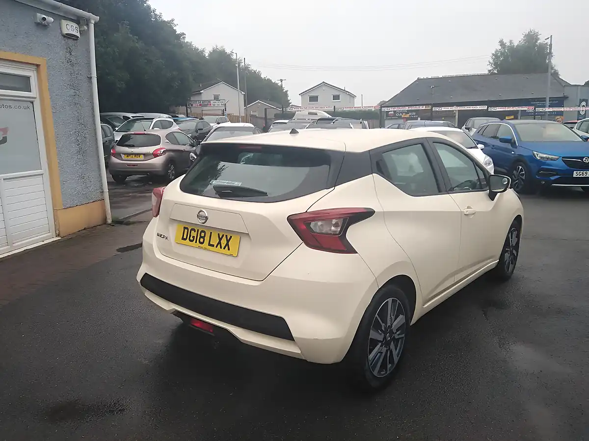 Used 2018 Nissan Micra Acenta White - Interior and Exterior details 4