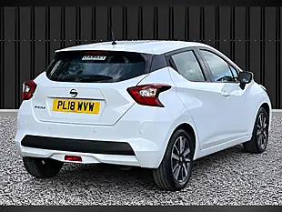Used 2018 Nissan Micra Acenta White - Interior and Exterior details 8