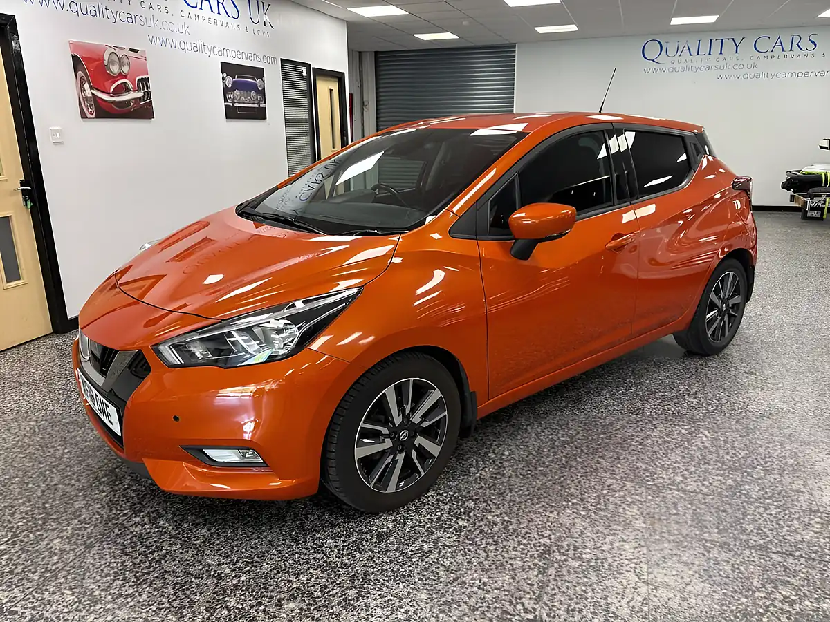 Used 2018 Nissan Micra N-Connecta Orange - Front View