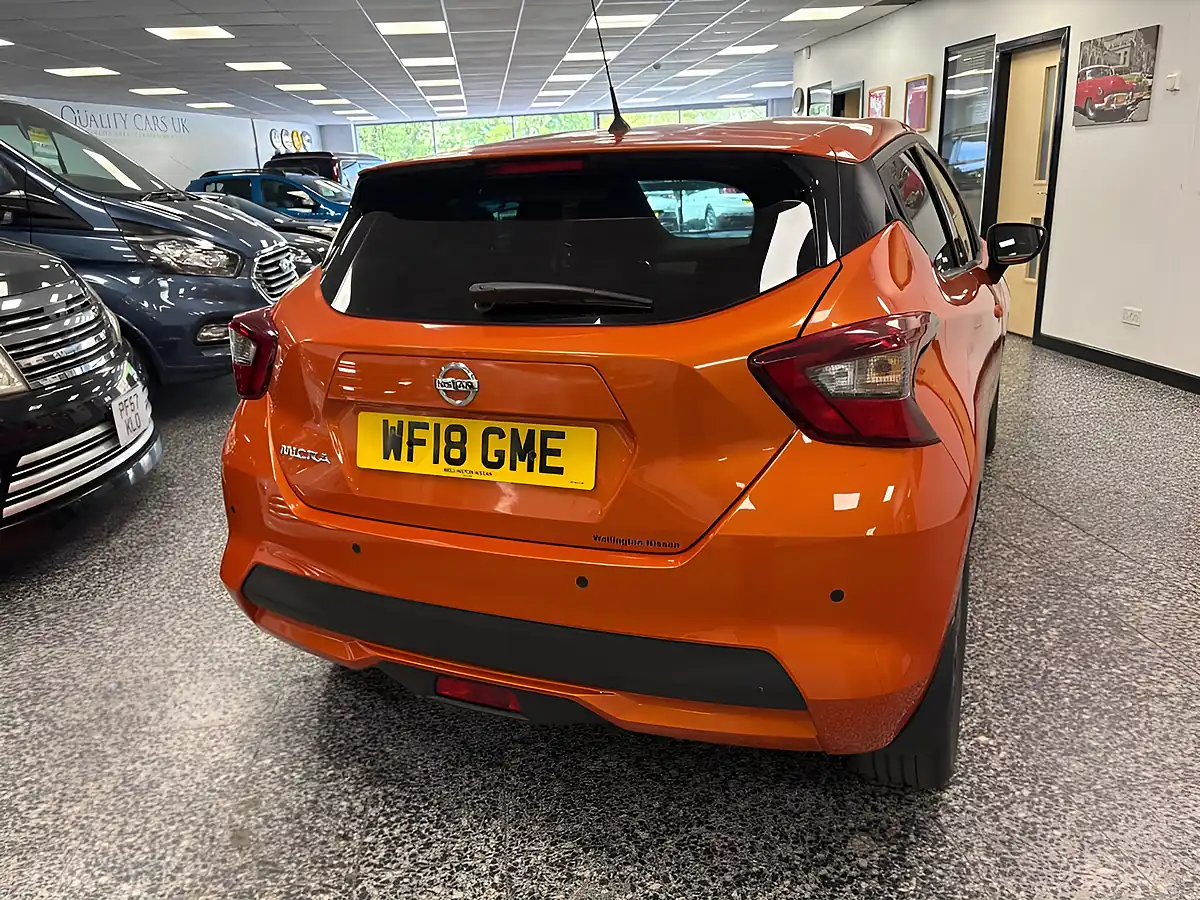Used 2018 Nissan Micra N-Connecta Orange - Interior and Exterior details 10
