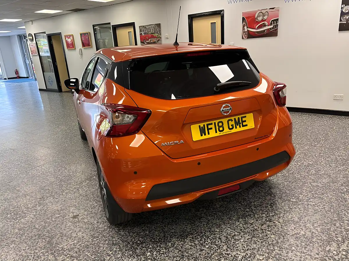 Used 2018 Nissan Micra N-Connecta Orange - Interior and Exterior details 12