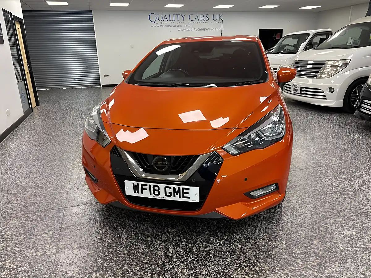 Used 2018 Nissan Micra N-Connecta Orange - Interior and Exterior details 6