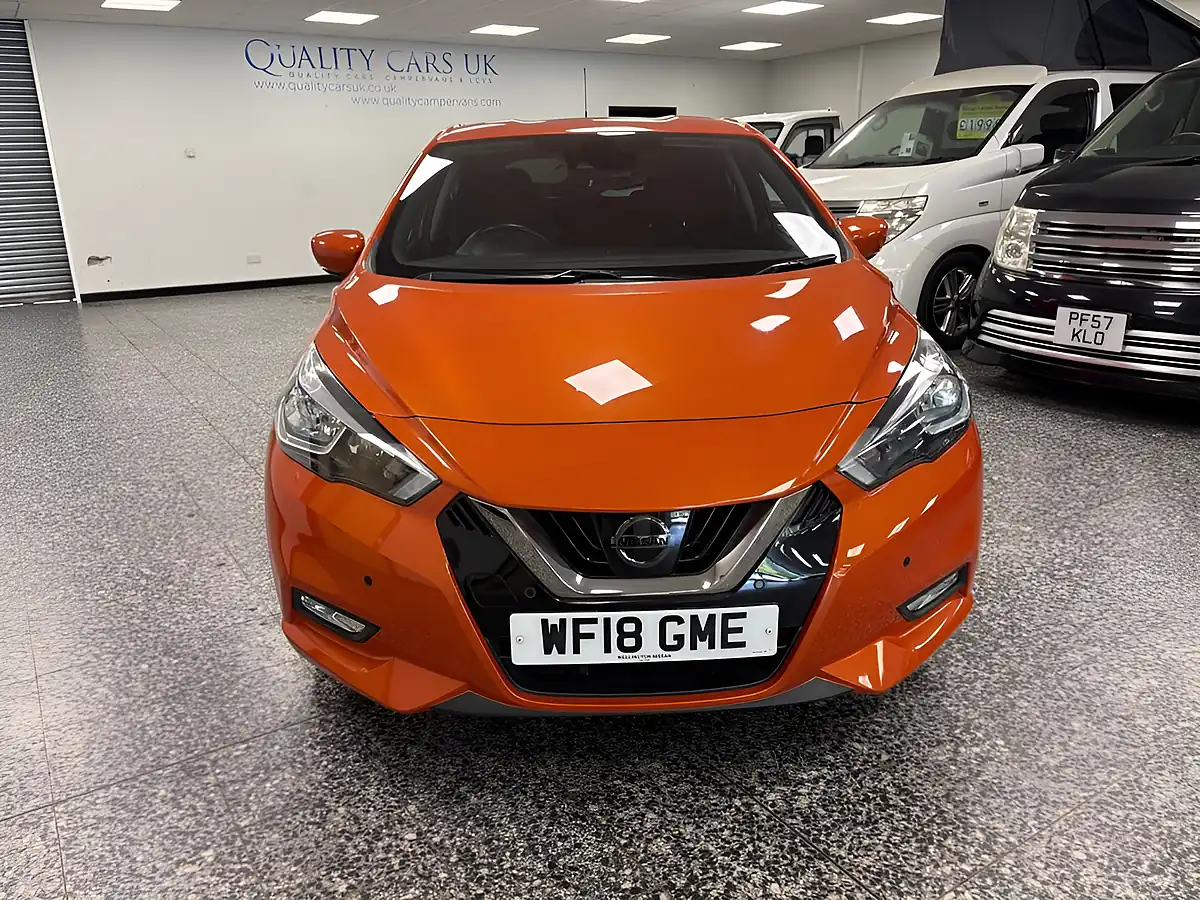 Used 2018 Nissan Micra N-Connecta Orange - Interior and Exterior details 7
