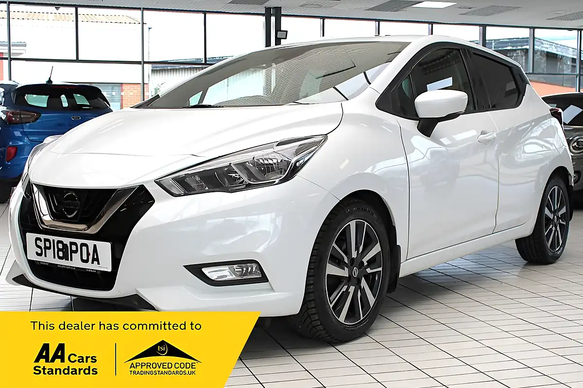 Used 2018 Nissan Micra N-Connecta White - Interior and Exterior details 3