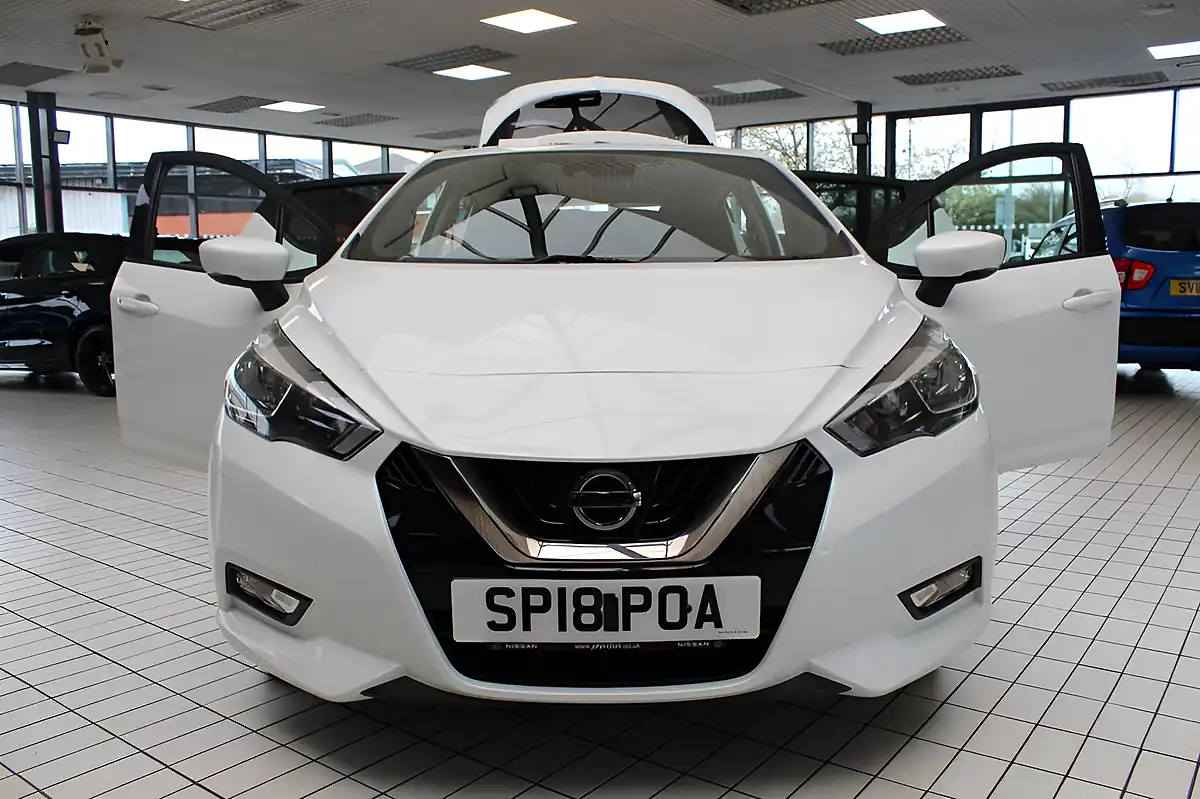 Used 2018 Nissan Micra N-Connecta White - Interior and Exterior details 9