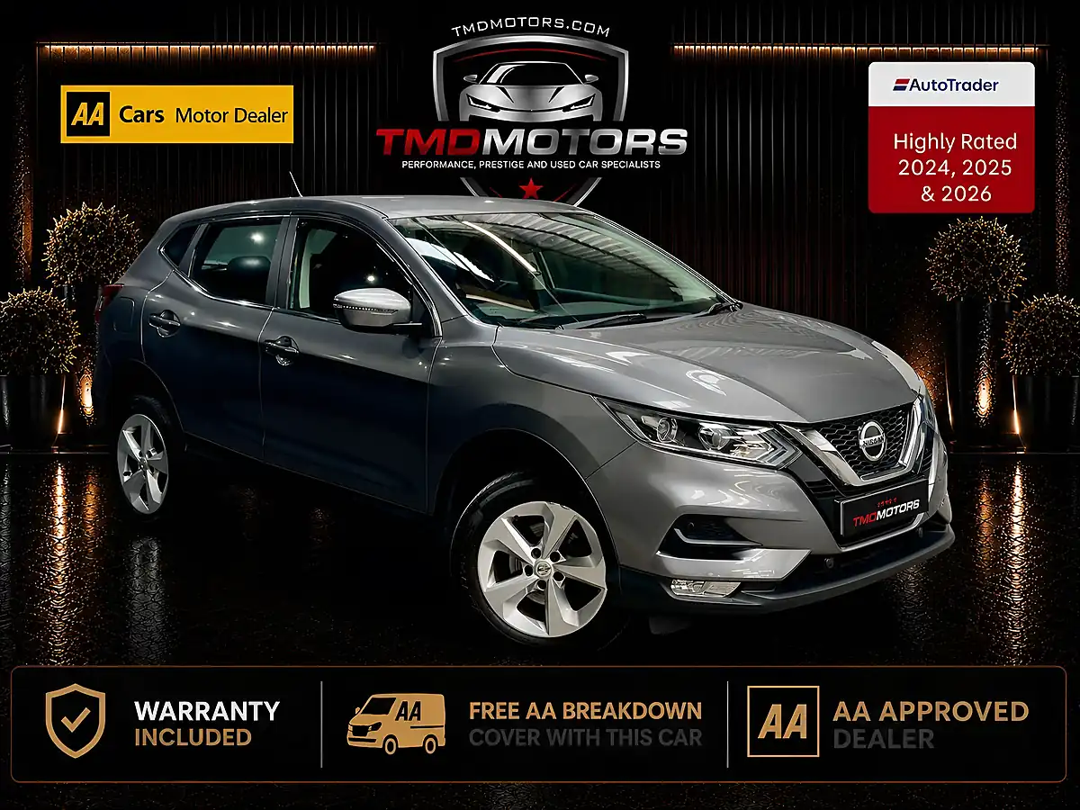 Used 2018 Nissan Qashqai Acenta Grey - Front View