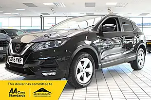 Used 2018 Nissan Qashqai Acenta Pearl Black - Interior and Exterior details 2