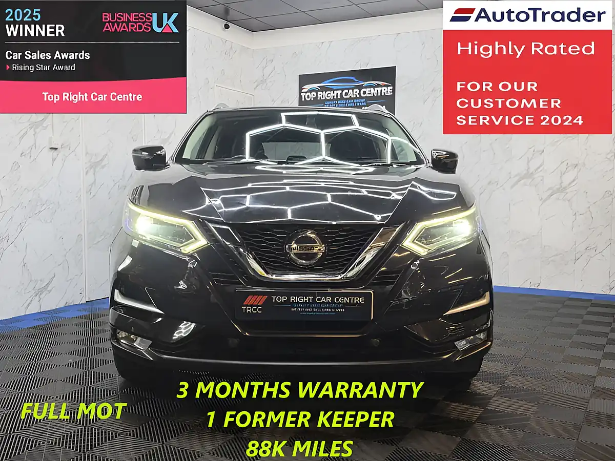 Used 2018 Nissan Qashqai Tekna Black - Interior and Exterior details 2