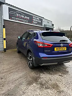 Used 2018 Nissan Qashqai Tekna Blue - Interior and Exterior details 7