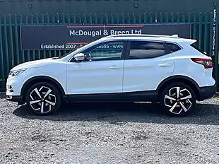 Used 2018 Nissan Qashqai Tekna Plus White - Interior and Exterior details 3