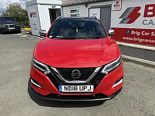 Used 2018 Nissan Qashqai Tekna+ Red - Interior and Exterior details 3