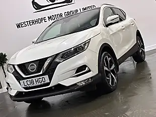 Used 2018 Nissan Qashqai Tekna White - Interior and Exterior details 13