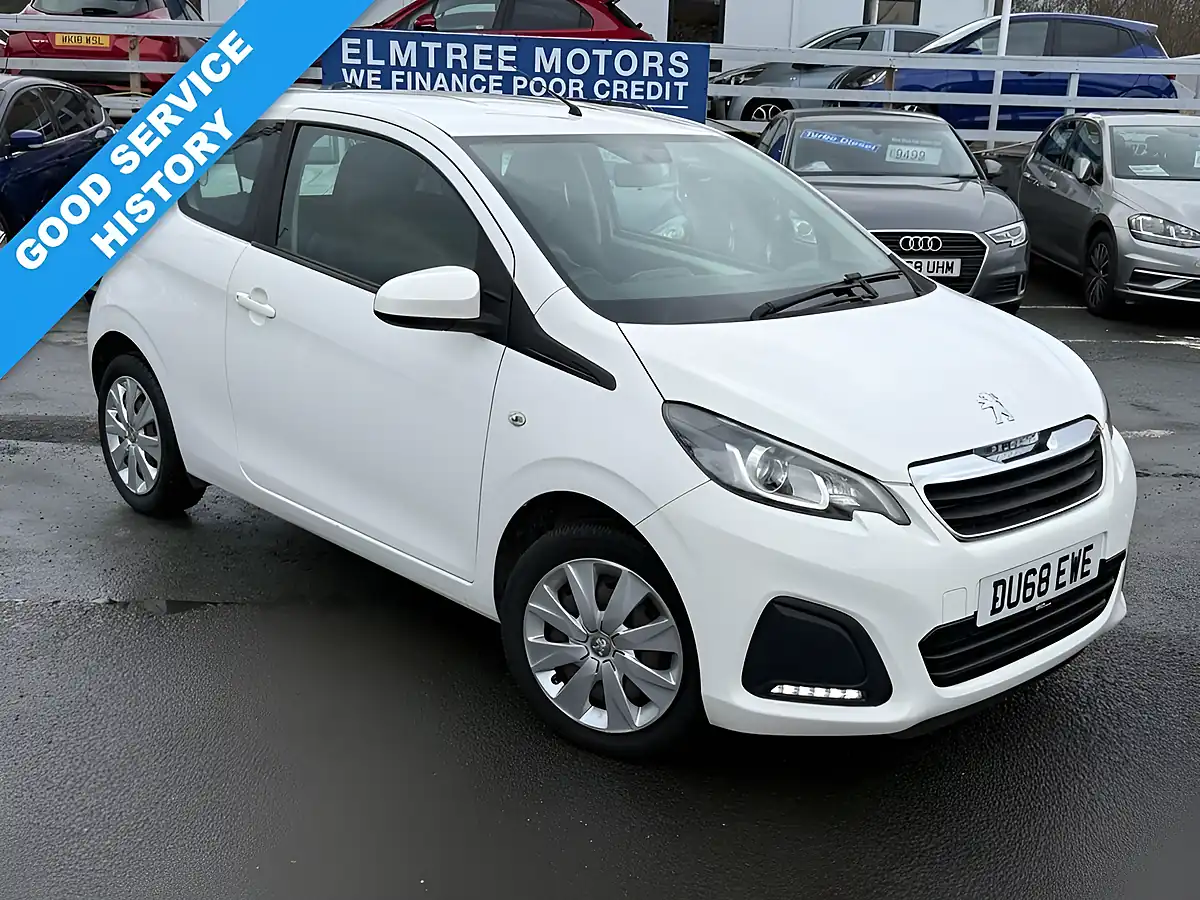 Used 2018 Peugeot 108 Active Edition White - Front View