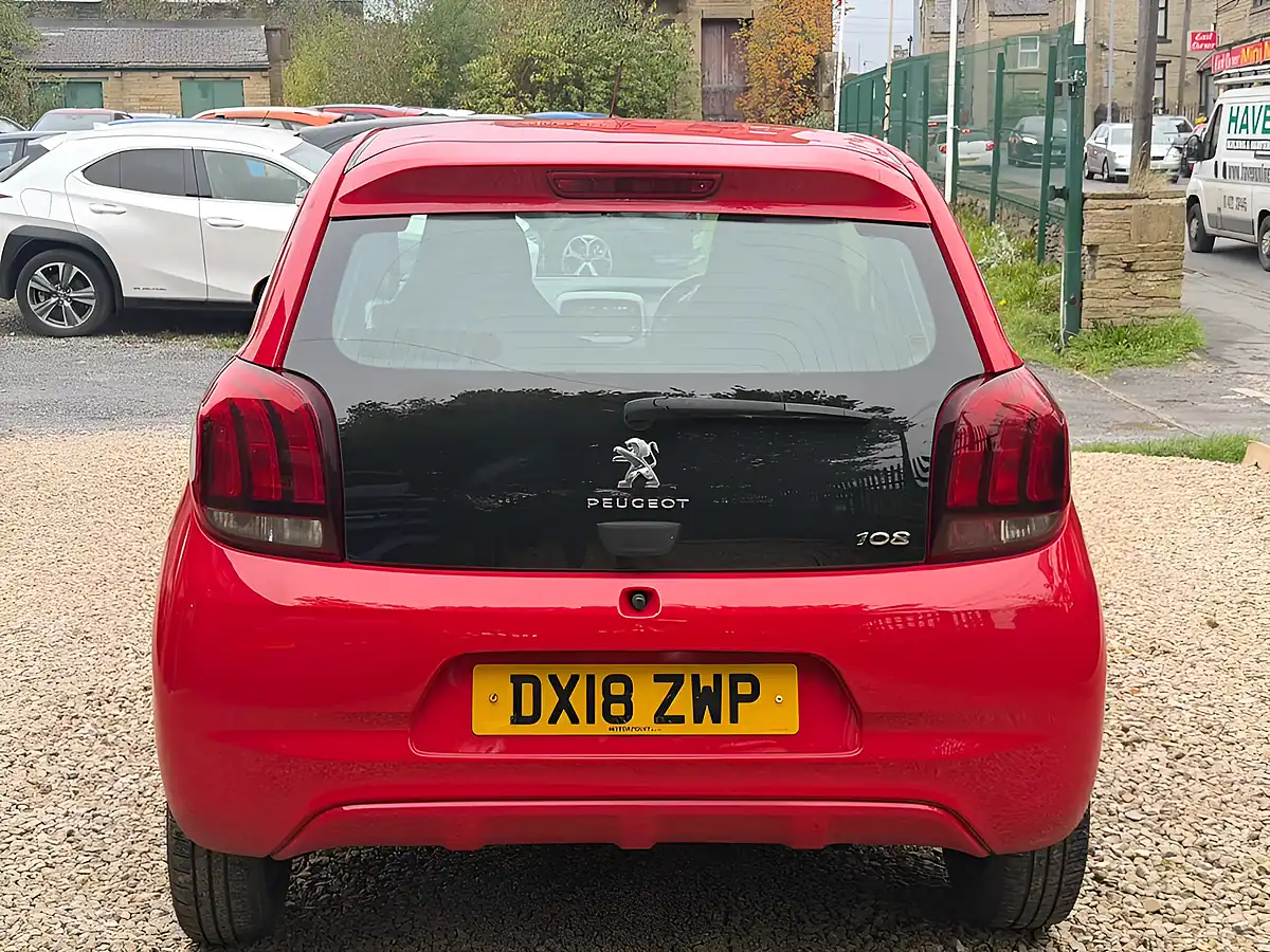 Used 2018 Peugeot 108 Active Red - Interior and Exterior details 6
