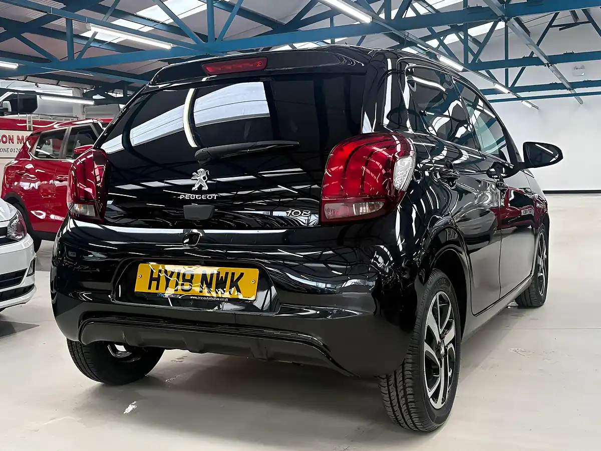 Used 2018 Peugeot 108 Allure Black - Interior and Exterior details 10