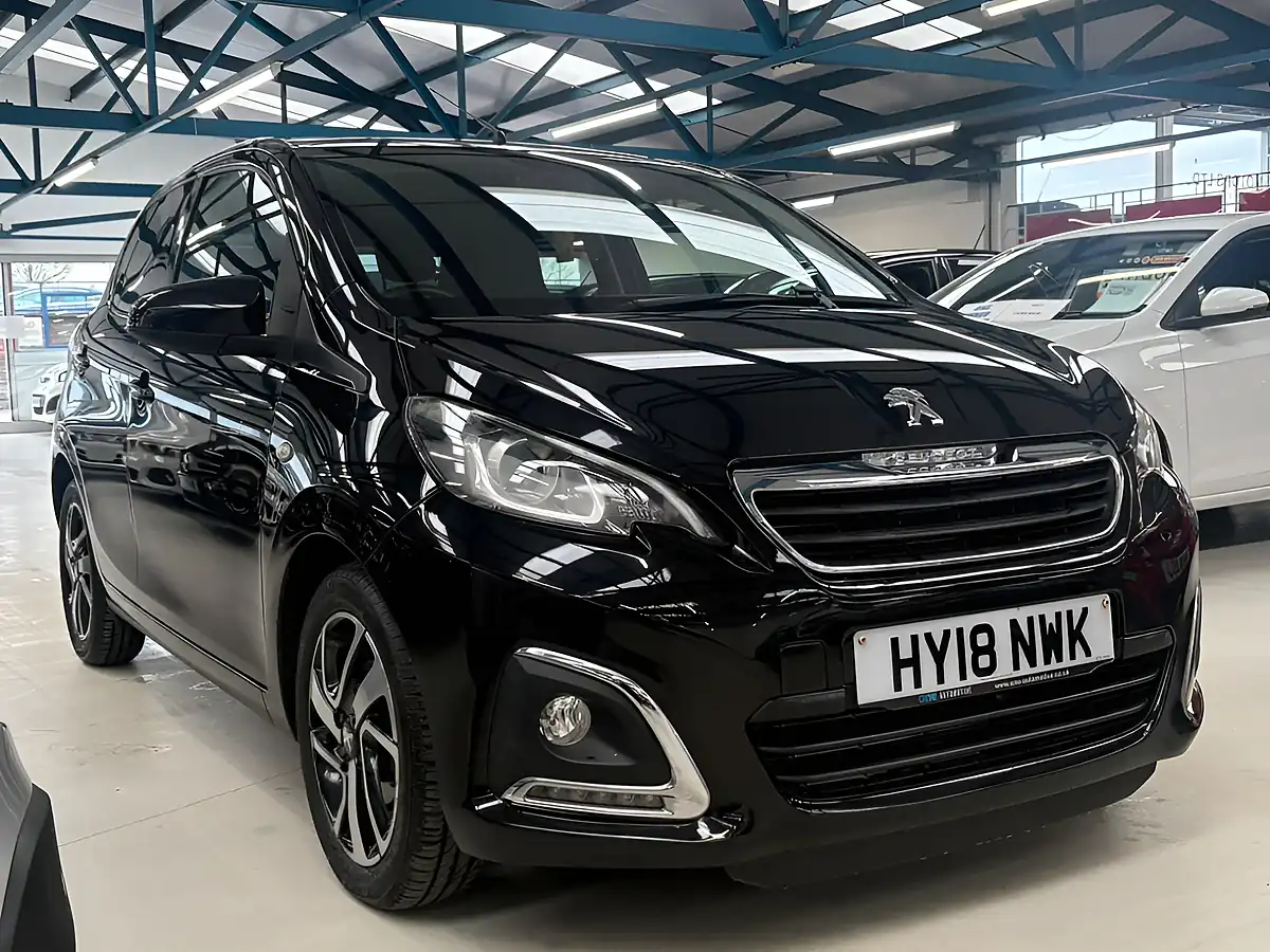 Used 2018 Peugeot 108 Allure Black - Interior and Exterior details 2