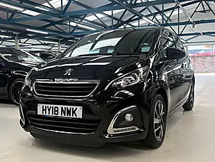 Used 2018 Peugeot 108 Allure Black - Interior and Exterior details 3