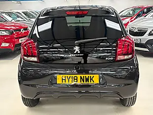 Used 2018 Peugeot 108 Allure Black - Interior and Exterior details 8