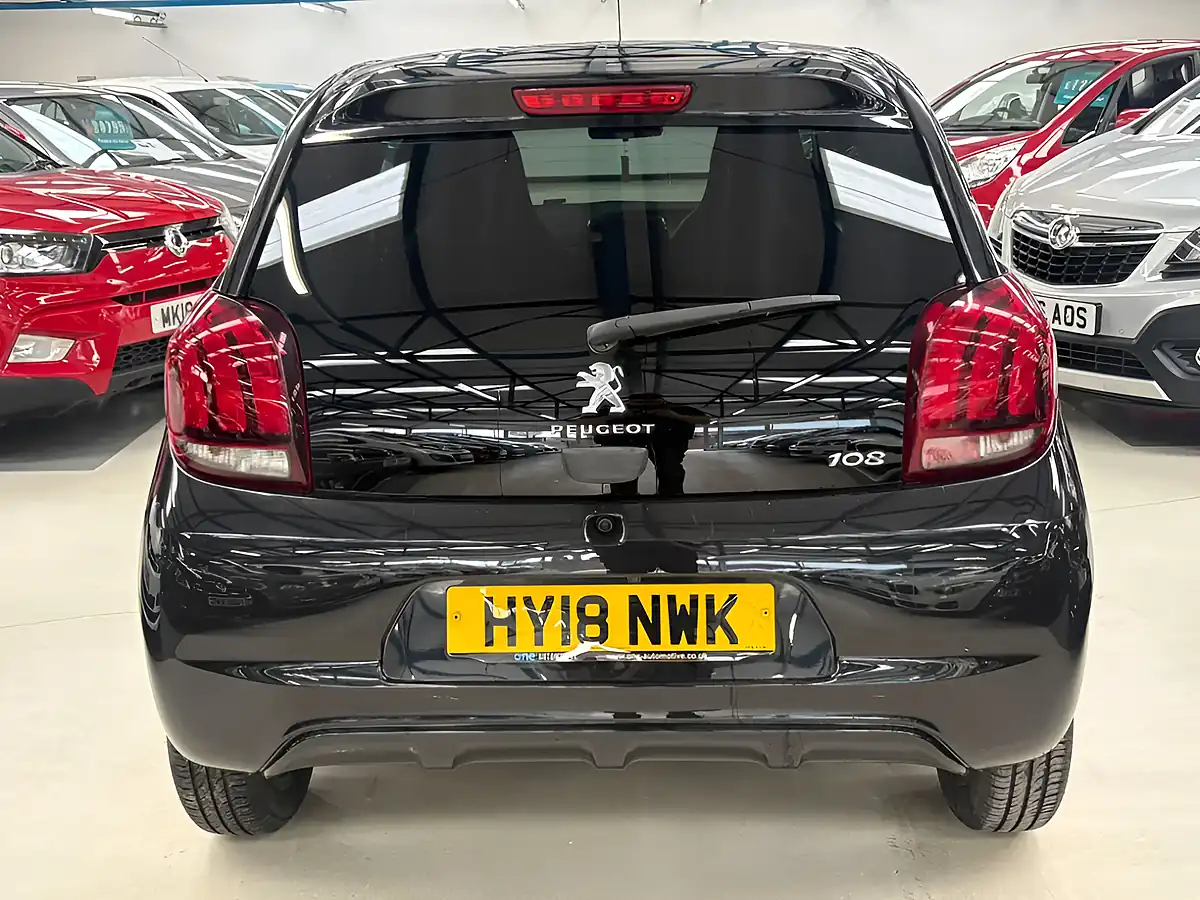 Used 2018 Peugeot 108 Allure Black - Interior and Exterior details 8