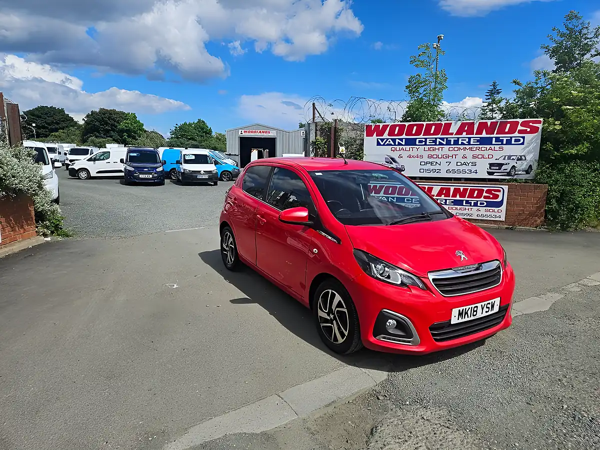 Used 2018 Peugeot 108 Allure Red - Front View