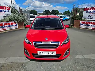 Used 2018 Peugeot 108 Allure Red - Interior and Exterior details 3