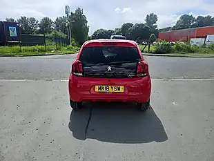 Used 2018 Peugeot 108 Allure Red - Interior and Exterior details 7