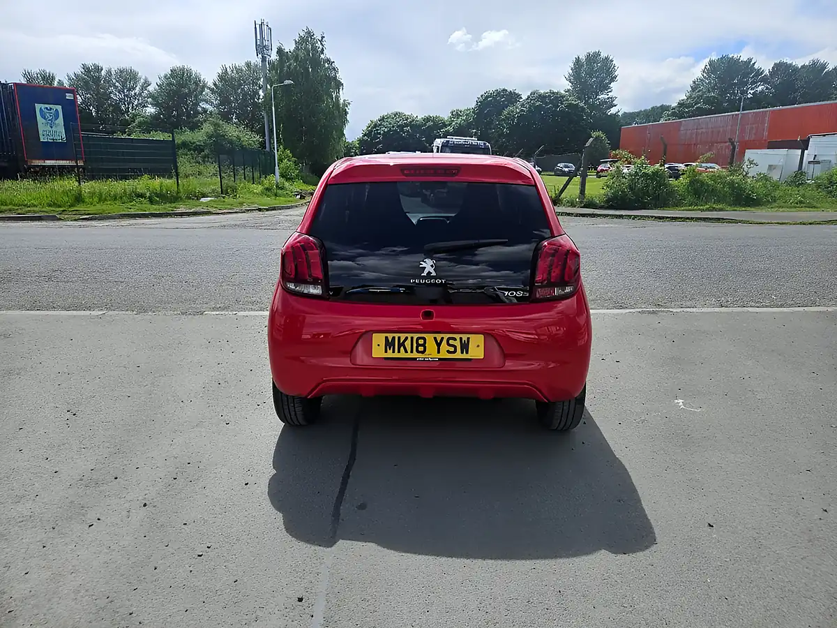 Used 2018 Peugeot 108 Allure Red - Interior and Exterior details 7