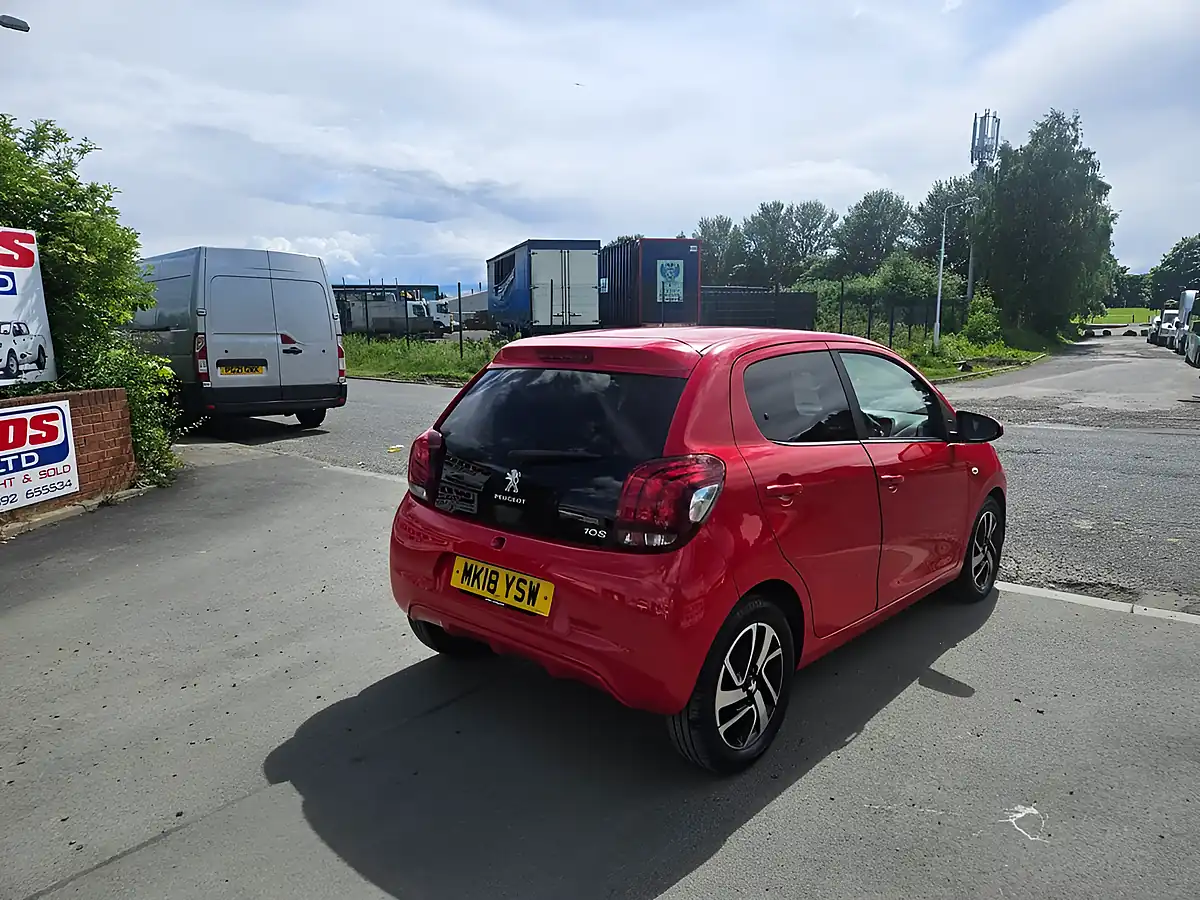 Used 2018 Peugeot 108 Allure Red - Interior and Exterior details 8