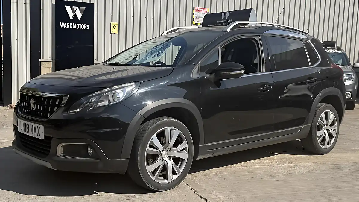 Used 2018 Peugeot 2008 Allure Black Black - Front View