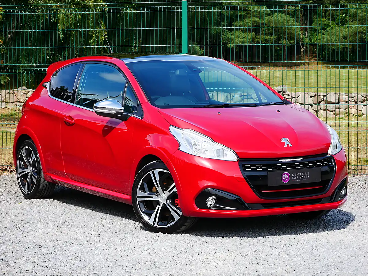 Used 2018 Peugeot 208 GTI Prestige Rioja Red - Front View