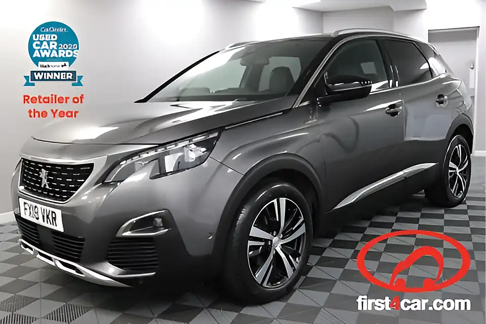 Used 2018 Peugeot 3008 GT Line Grey - Front View