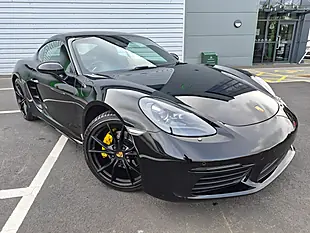Used 2018 Porsche 718 Cayman Coupe Black - Interior and Exterior details 2