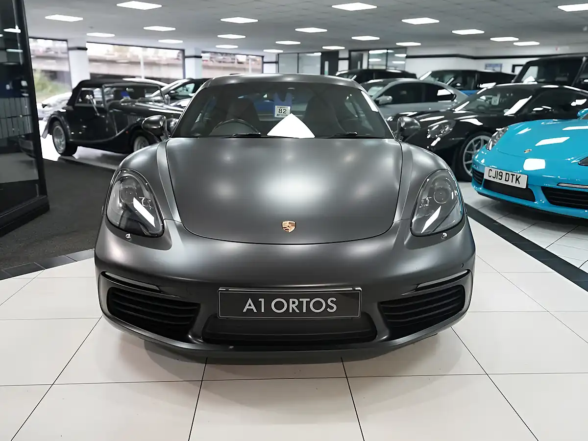 Used 2018 Porsche 718 Cayman Coupe Black - Interior and Exterior details 2