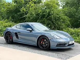 Used 2018 Porsche 718 Cayman Gts Blue - Interior and Exterior details 13