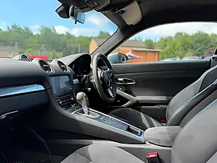 Used 2018 Porsche 718 Cayman Gts Coupe Blue - Interior and Exterior details 15