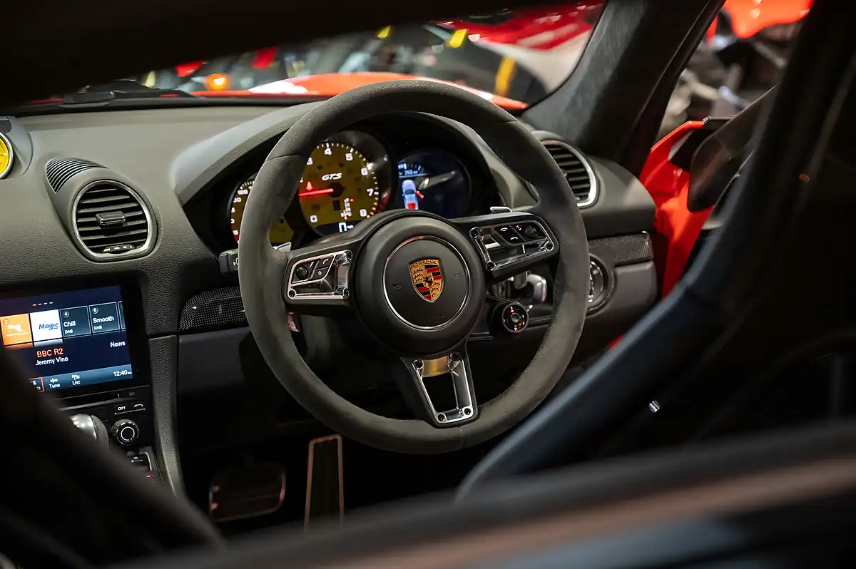 Used 2018 Porsche 718 Cayman Gts Lava Orange Metallic - Interior and Exterior details 11